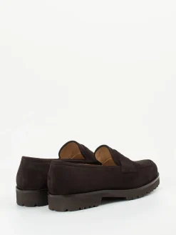 – Loafer aus Veloursleder dunkel-Unützer Outlet