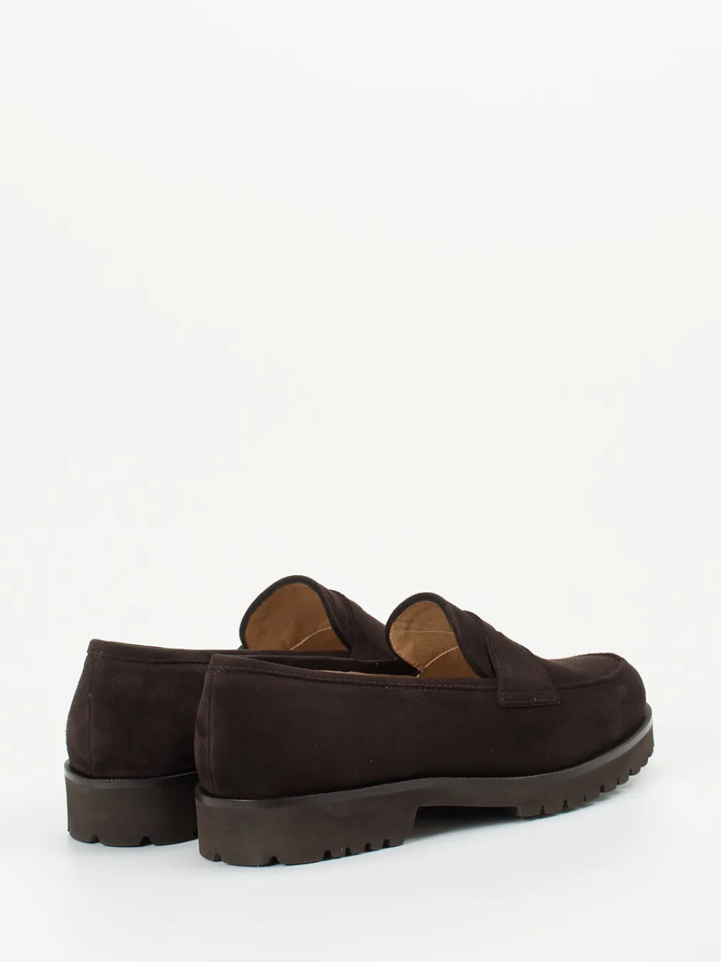 – Loafer aus Veloursleder dunkel-Unützer Outlet