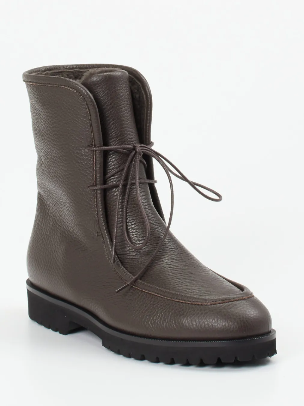 – Schnürstiefelette aus Kalbleder-Unützer