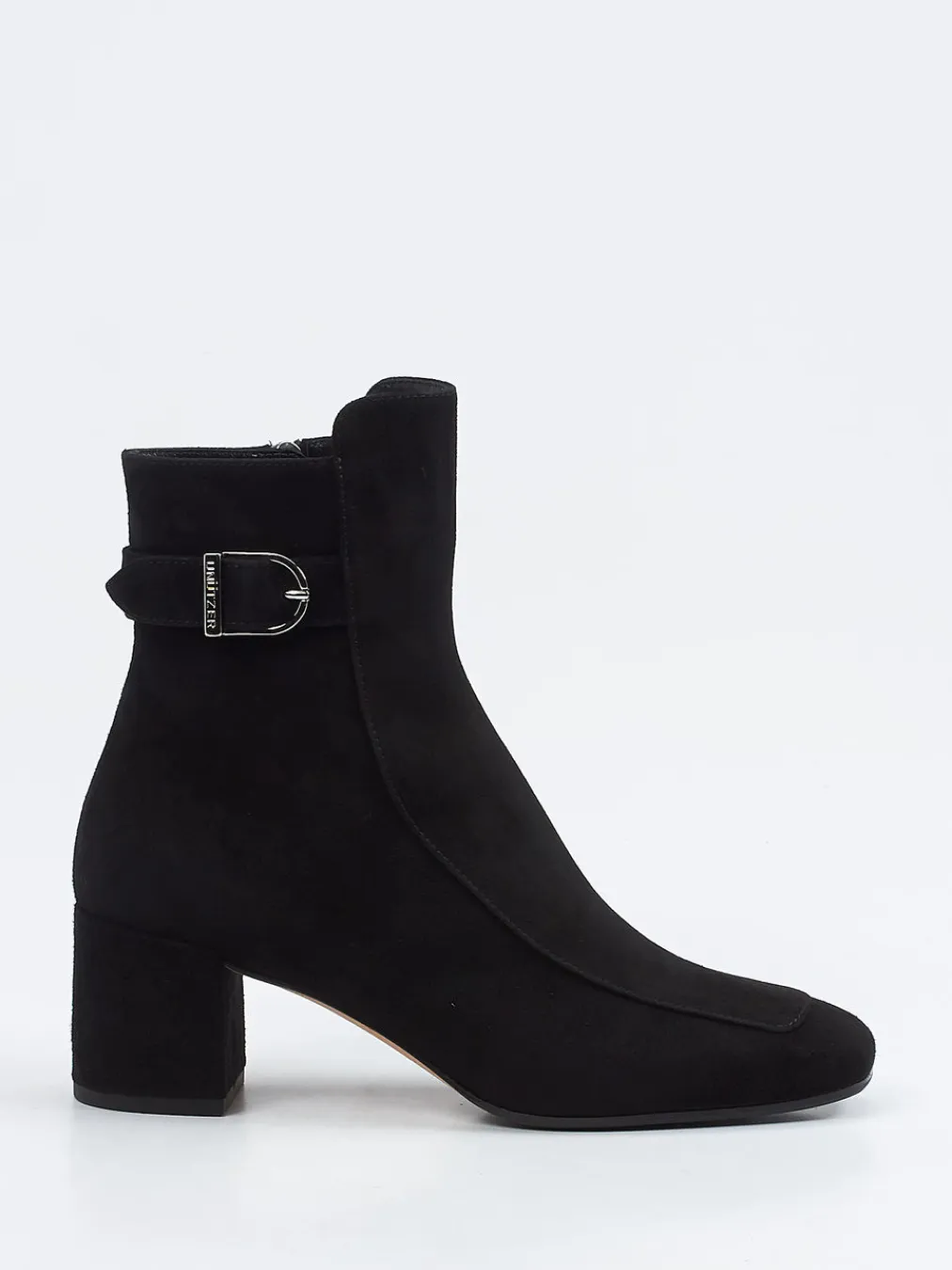 – Stiefelette aus Veloursleder-Unützer New