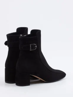 – Stiefelette aus Veloursleder-Unützer New