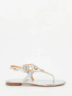 – Zehentrenner-Sandalen aus Lackleder-Unützer Online