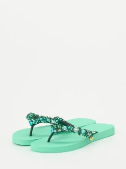 – Zehentrenner aus Gummi mit Perlenverzierung-Uzurii Hot