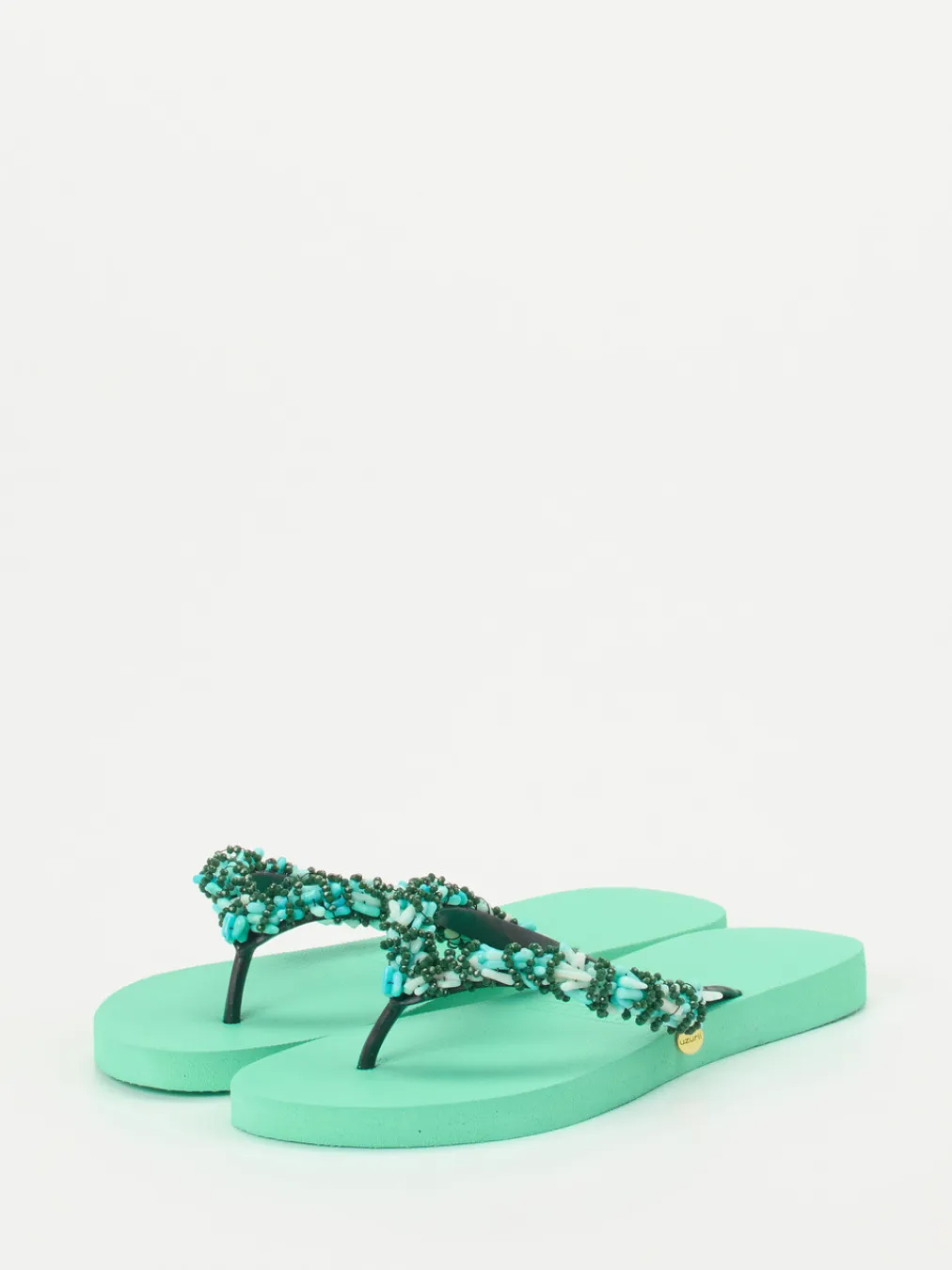 – Zehentrenner aus Gummi mit Perlenverzierung-Uzurii Hot