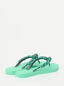 – Zehentrenner aus Gummi mit Perlenverzierung-Uzurii Hot