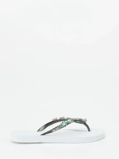 – Zehentrenner aus Gummi mit Strassbesatz-Uzurii Clearance