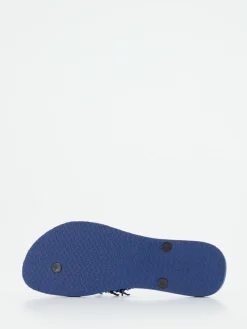 – Zehentrenner aus Gummi mit Perlenbesatz-Uzurii