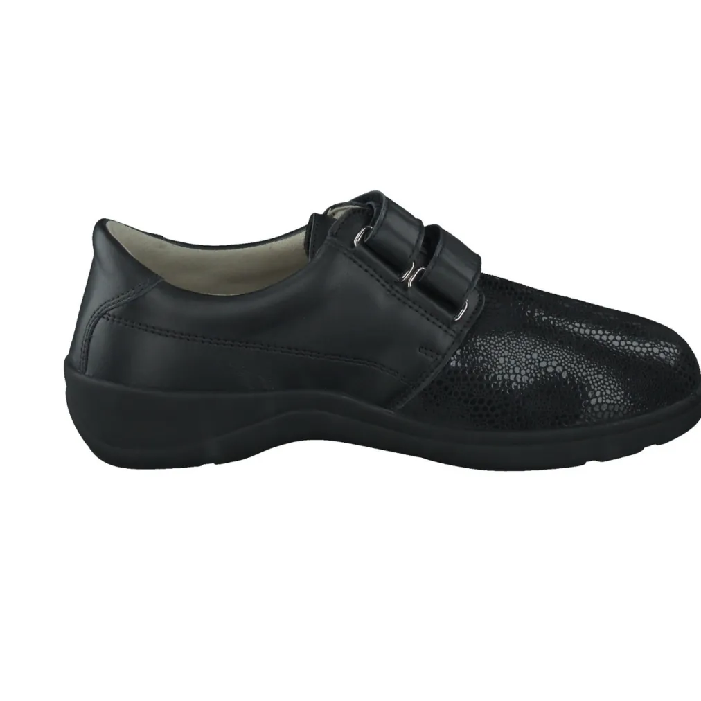 – Bequemschuh aus Kalbleder mit Reptilprägung-Varomed Hot