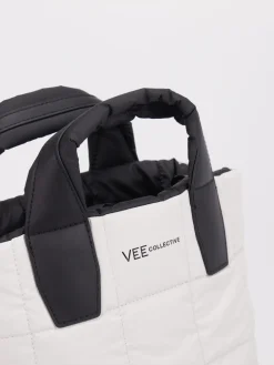 – Mini Tote Bag aus Nylon Offwhite-VeeCollective Berlin Sale
