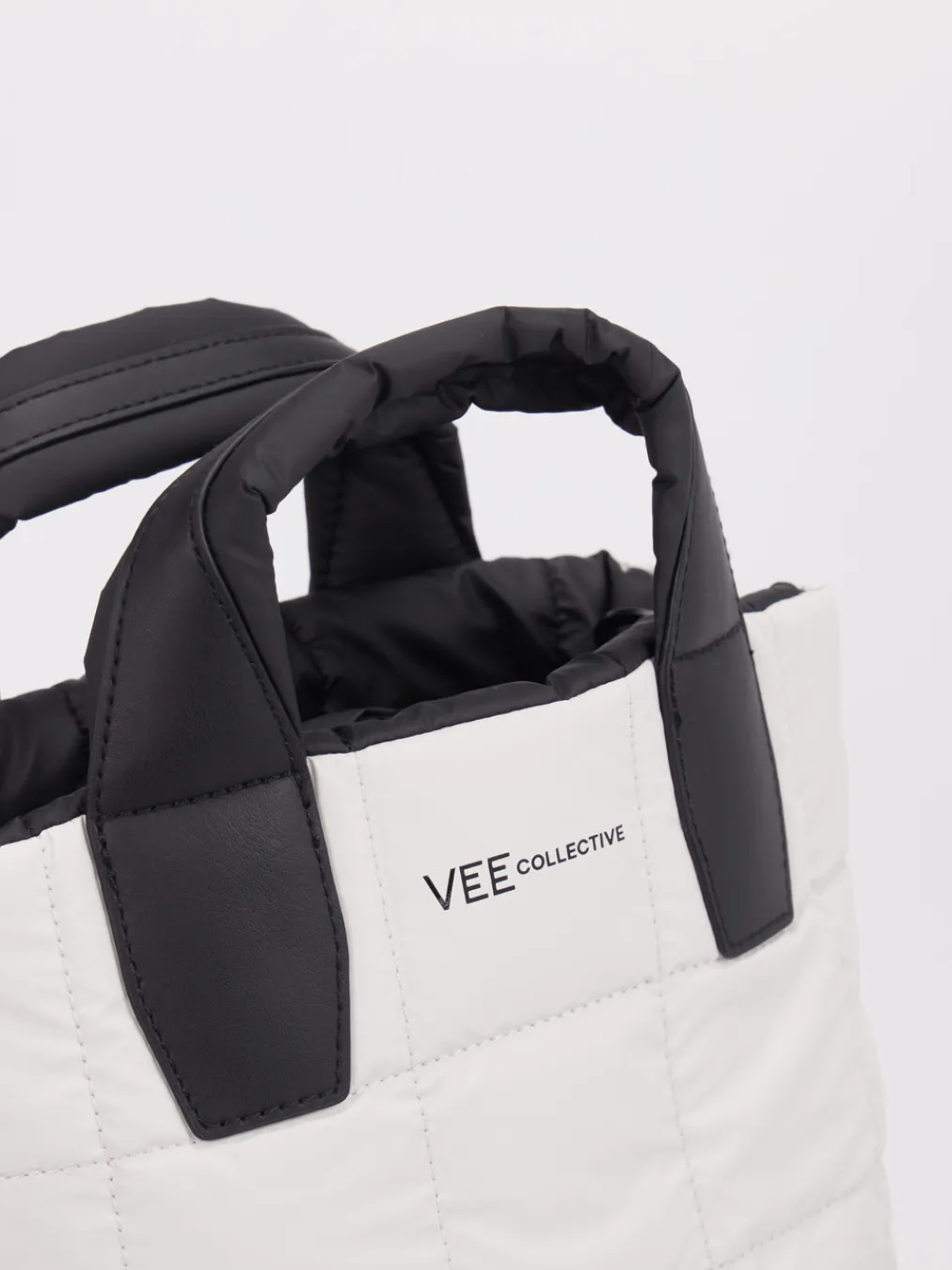– Mini Tote Bag aus Nylon Offwhite-VeeCollective Berlin Sale