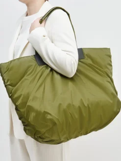 – Shopper aus Textil in Oliv-VeeCollective Berlin Hot