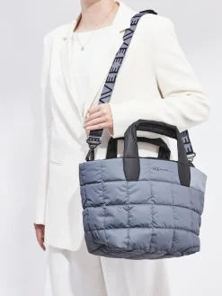 – Shopper aus Nylon in Taubenblau-VeeCollective Berlin Outlet