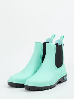 – Chelsea Boots aus Gummi in Aquamarin-Verbenas Outlet