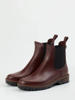 – Chelsea Boots aus Synthetik in Bordeaux-Verbenas Best