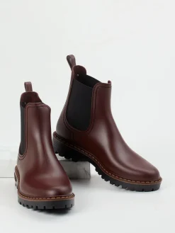 – Chelsea Boots aus Synthetik in Bordeaux-Verbenas Best