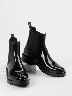 – Chelsea Boots aus glänzendem Synthetik-Verbenas Discount