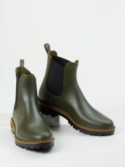 – Chelsea Boots aus Synthetik in Oliv-Verbenas Best