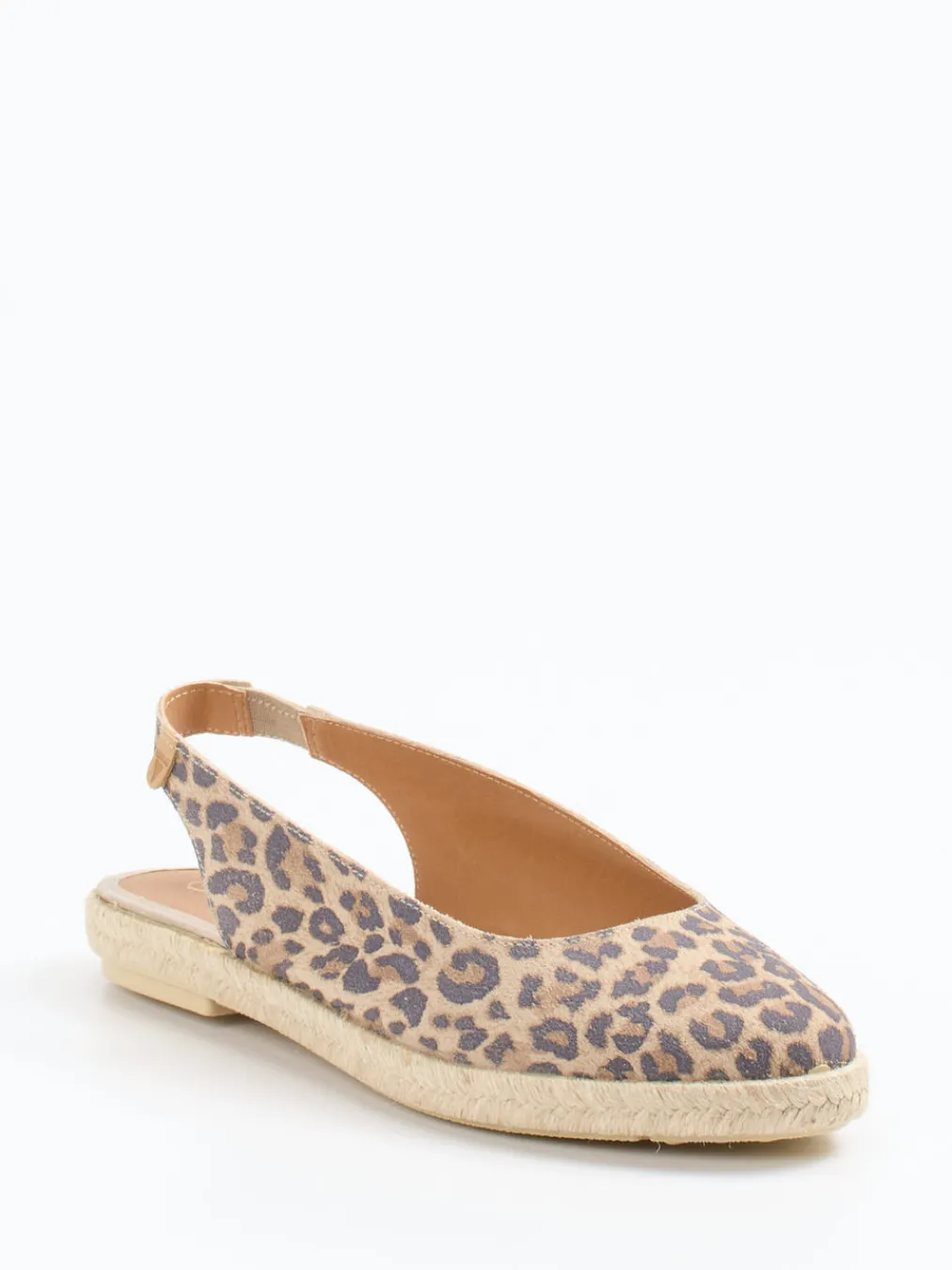– Espadrilles aus Veloursleder mit Leoprint-Verbenas Best