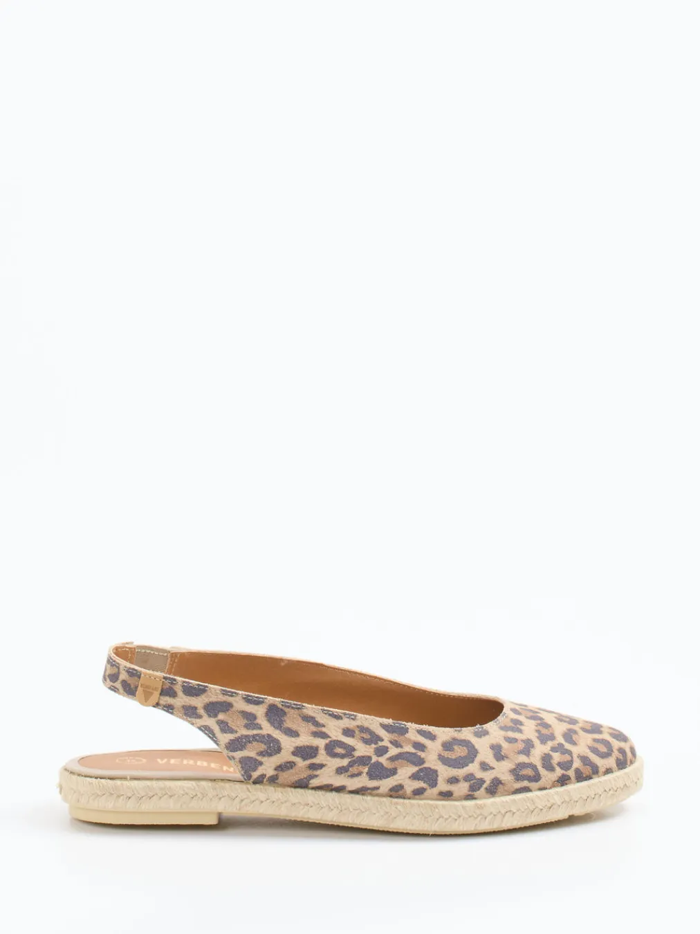 – Espadrilles aus Veloursleder mit Leoprint-Verbenas Best