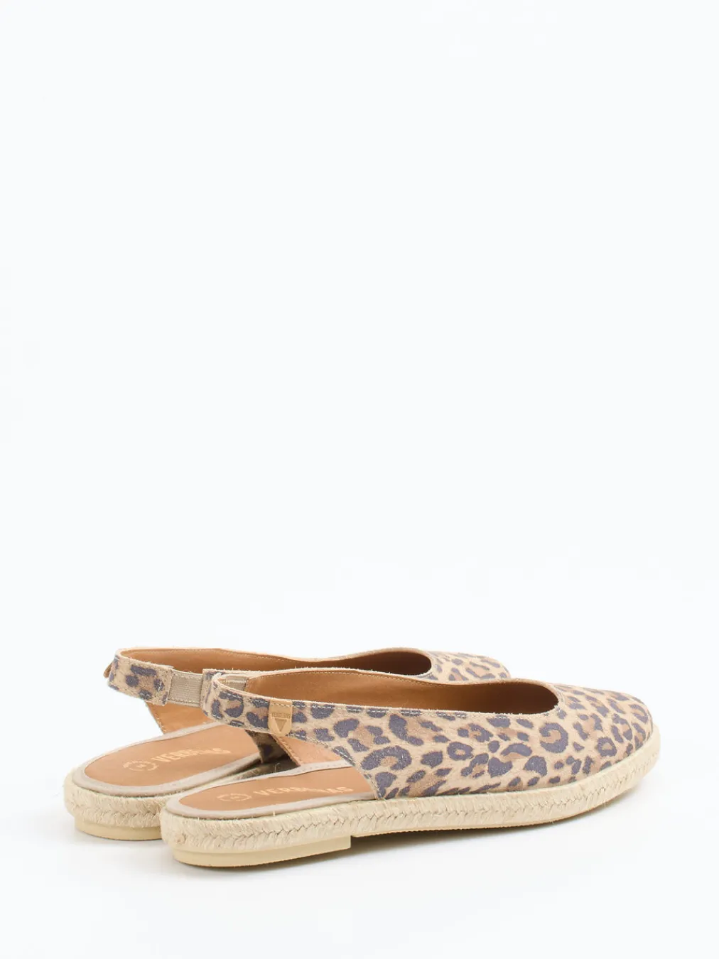 – Espadrilles aus Veloursleder mit Leoprint-Verbenas Best