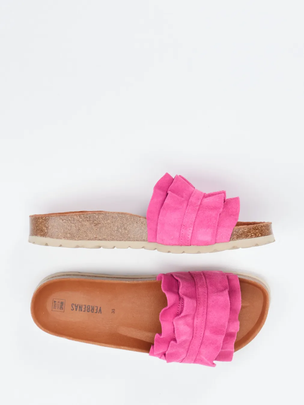 – Pantolette aus Veloursleder-Verbenas New