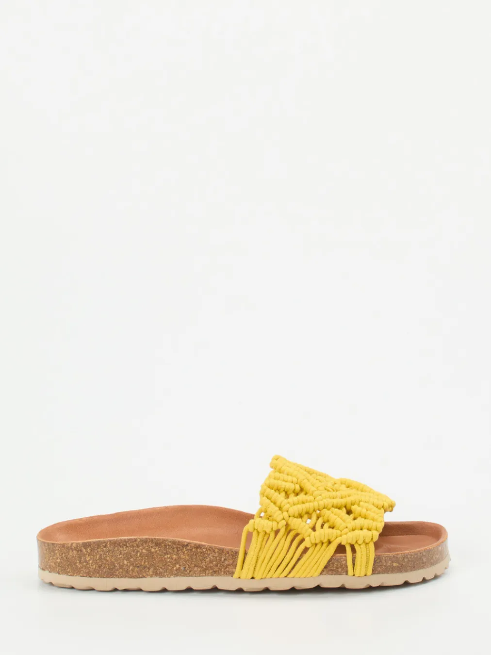 – Pantoletten aus Textil in Makramee-Optik-Verbenas Discount