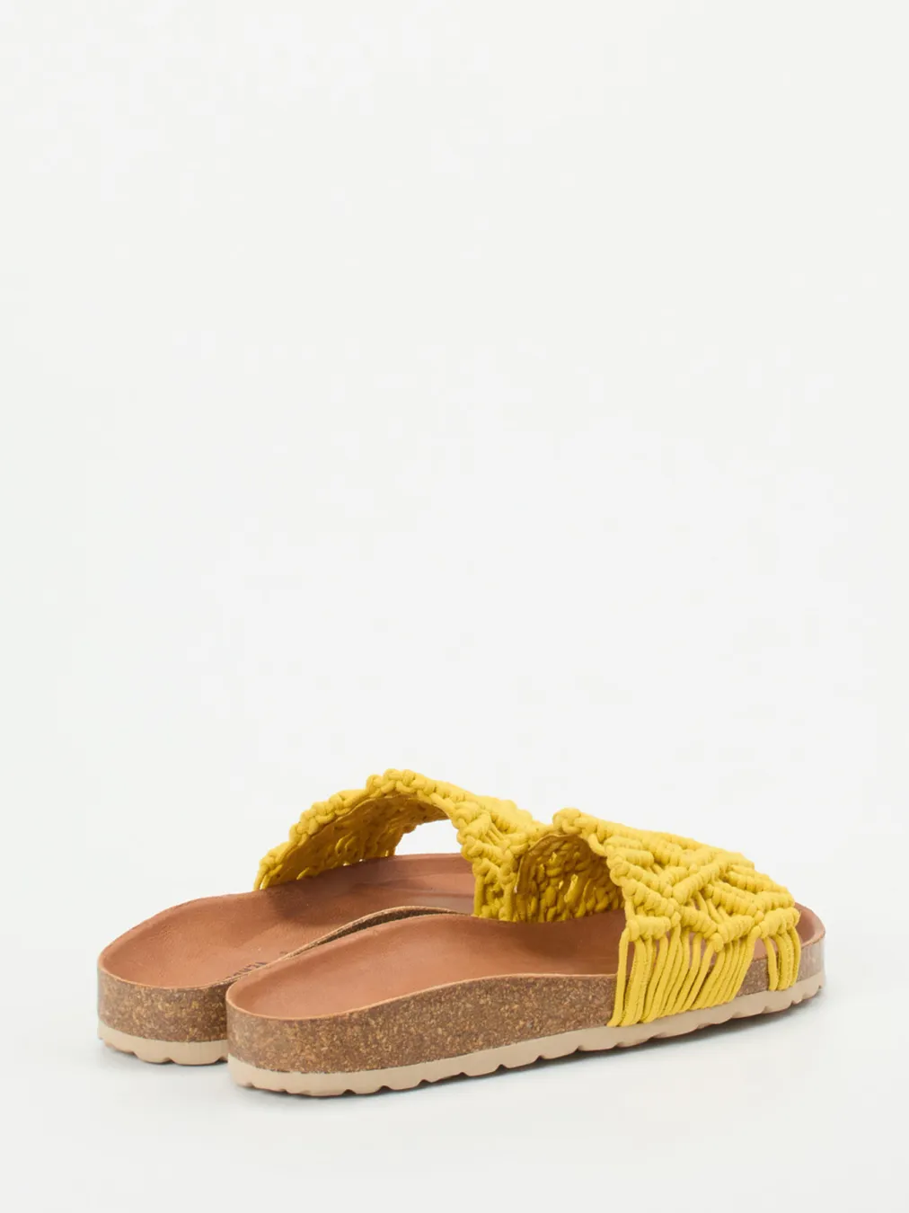 – Pantoletten aus Textil in Makramee-Optik-Verbenas Discount