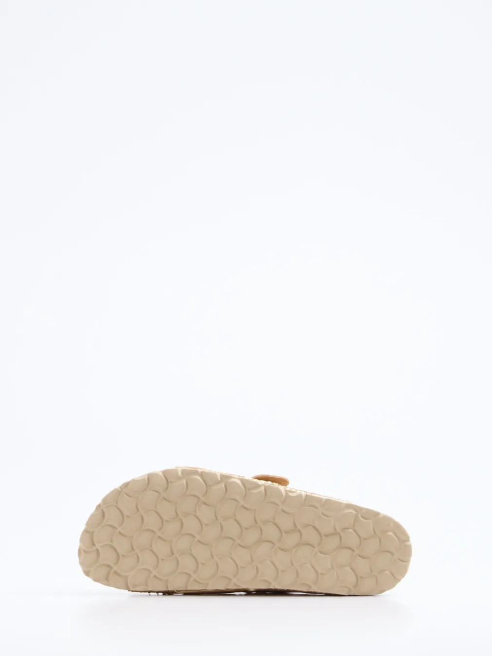 – Zweiriemer-Pantolette aus Metallic-Synthetik goldfarben-Verbenas Online