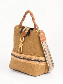 – Bucket Bag aus Textil in Honig-Viamailbag Best