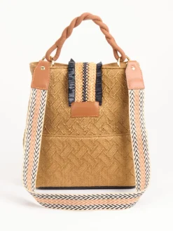 – Bucket Bag aus Textil in Honig-Viamailbag Best