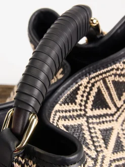 – Schultertasche aus Textil mit Ethno-Details-Viamailbag Discount