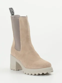 – Chelsea Boots aus Lammleder in Sandbeige-Voile Blanche Best