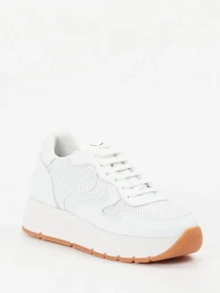 – Chunky Sneaker aus Kalbleder-Voile Blanche Hot