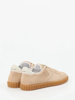 – Sneaker aus Veloursleder-Voile Blanche Discount