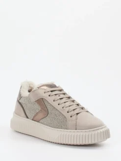 – Sneaker aus Veloursleder in-Voile Blanche Outlet