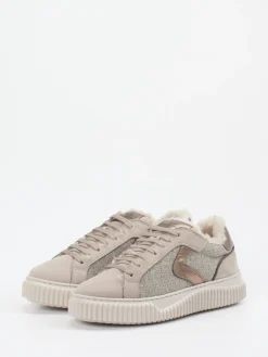 – Sneaker aus Veloursleder in-Voile Blanche Outlet