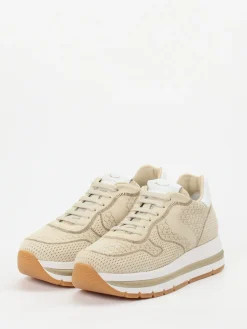 – Sneaker aus Veloursleder-Voile Blanche Sale