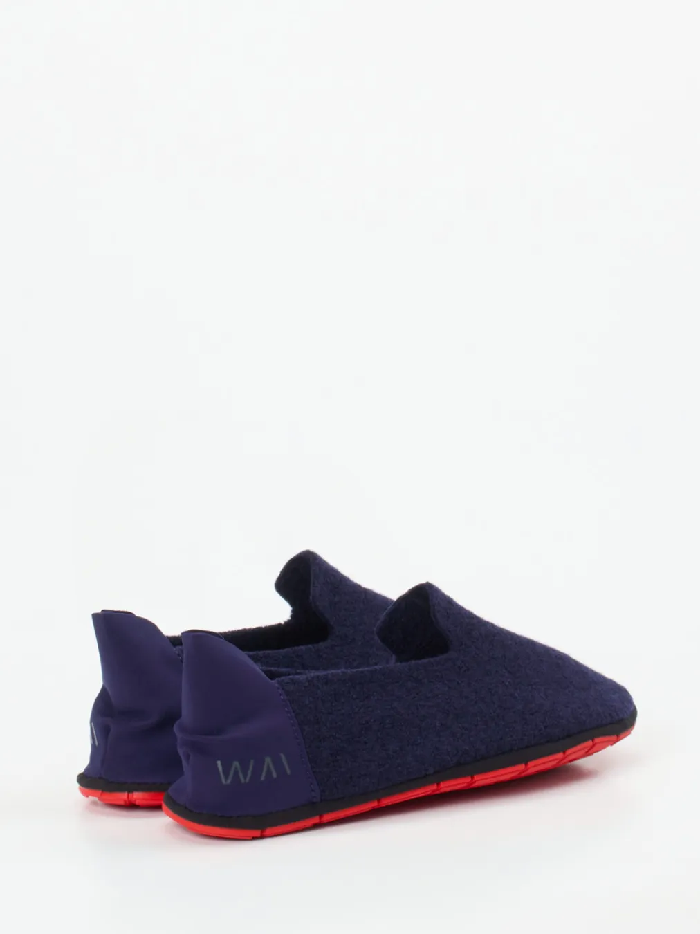 – Slipper aus Wollfilz in Dunkel-Wai Online