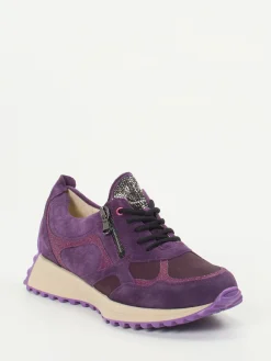 – Freizeitsneaker aus Veloursleder violett-Waldläufer Best