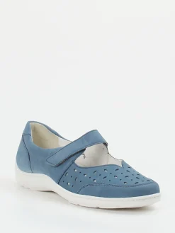 – Klettslipper aus Nubukleder jeans-Waldläufer New