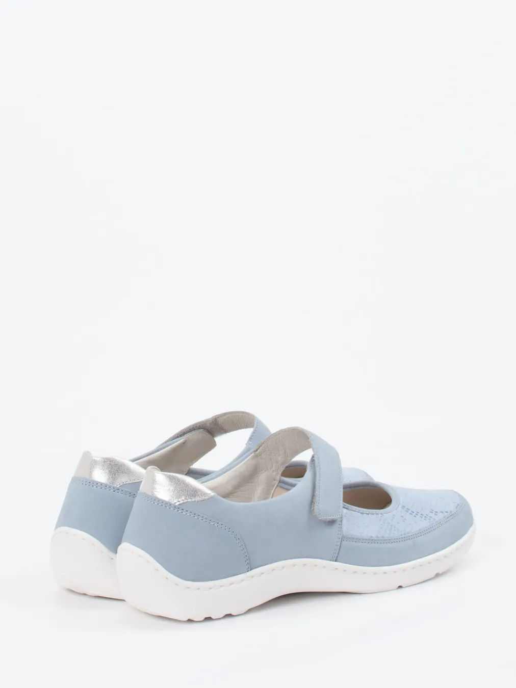 – Mary Janes aus Stretchleder hell-Waldläufer Sale