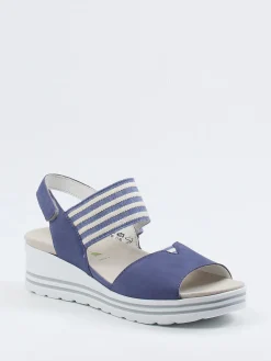 – Sandaletten aus Nubukleder jeans-Waldläufer Hot