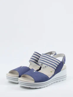 – Sandaletten aus Nubukleder jeans-Waldläufer Hot