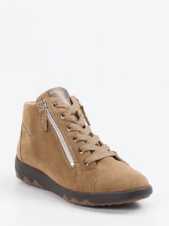 – Schnürboots aus Veloursleder camelbraun-Waldläufer Outlet