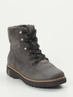 – Schnürboots aus Nubukleder anthrazit-Waldläufer Clearance