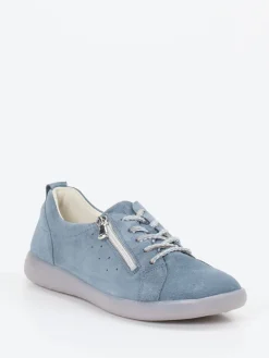 – Schnürschuh aus Veloursleder tauben-Waldläufer New