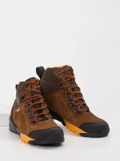 – Schnürstiefelette aus Veloursleder-Waldläufer Best