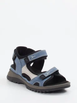 – Trekkingsandale aus Nubukleder jeans-Waldläufer Best