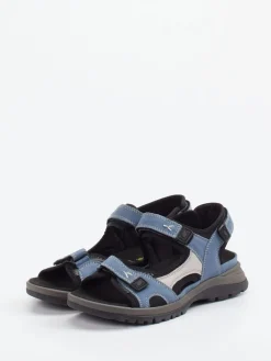 – Trekkingsandale aus Nubukleder jeans-Waldläufer Best