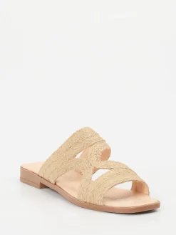 – Pantolette aus Jute in Naturfaser-Optik-Werner Best